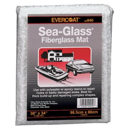 Evercoat Fibre Glass-Evercoat FIB-940 Fiberglass Mat; 1 Sq. Yd. FIB-940